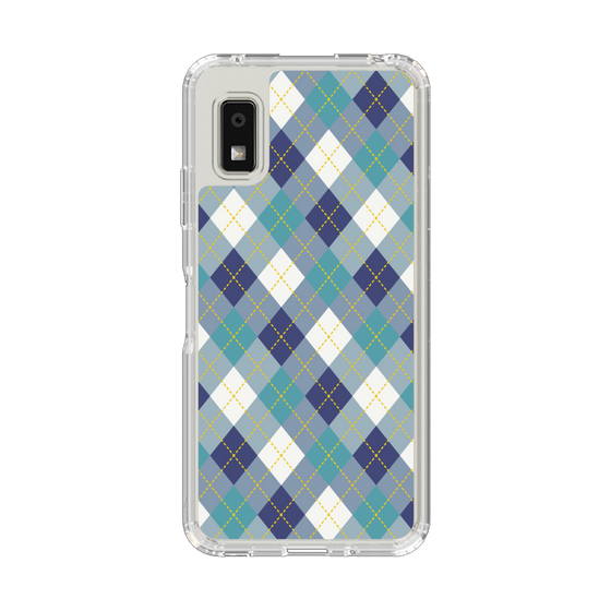 スリムプロテクションケース［ Argyle - Blue ］