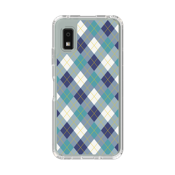 スリムプロテクションケース［ Argyle - Blue ］