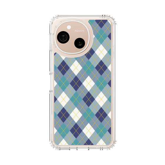 スリムプロテクションケース［ Argyle - Blue ］