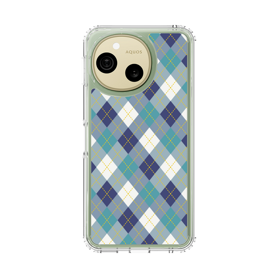 スリムプロテクションケース［ Argyle - Blue ］