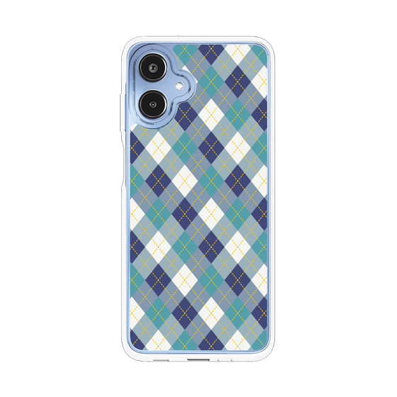 スリムプロテクションケース［ Argyle - Blue ］