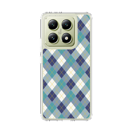 スリムプロテクションケース［ Argyle - Blue ］