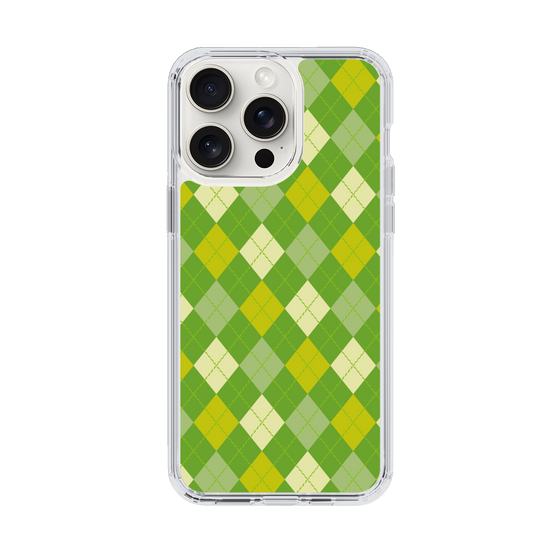 スリムプロテクションケース［ Argyle - Green ］