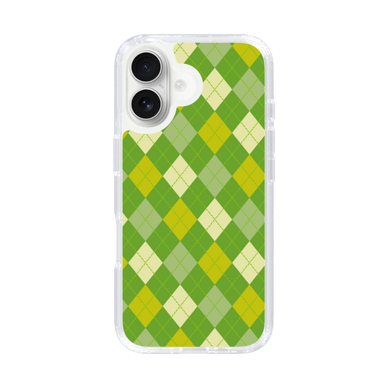 スリムプロテクションケース［ Argyle - Green ］