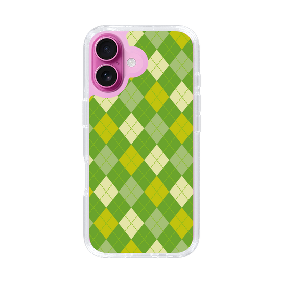 スリムプロテクションケース［ Argyle - Green ］