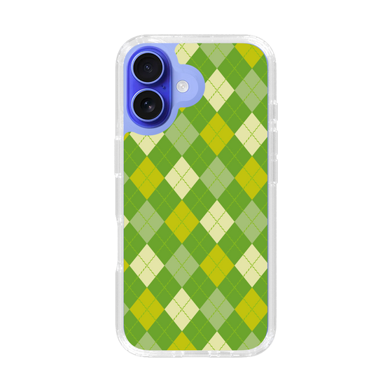 スリムプロテクションケース［ Argyle - Green ］