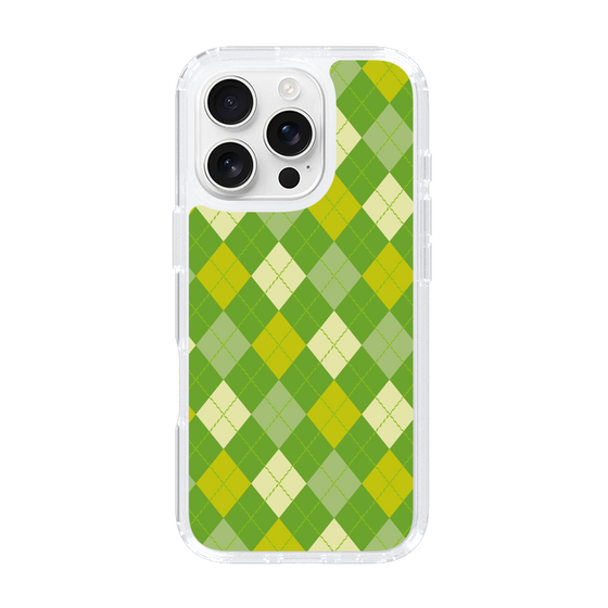 スリムプロテクションケース［ Argyle - Green ］