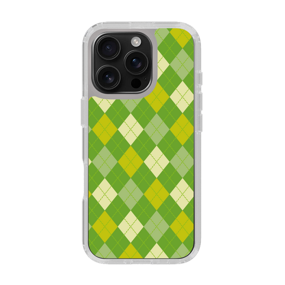 スリムプロテクションケース［ Argyle - Green ］