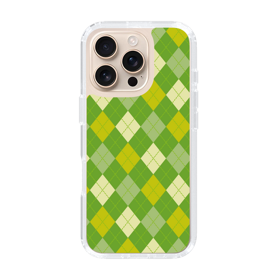 スリムプロテクションケース［ Argyle - Green ］