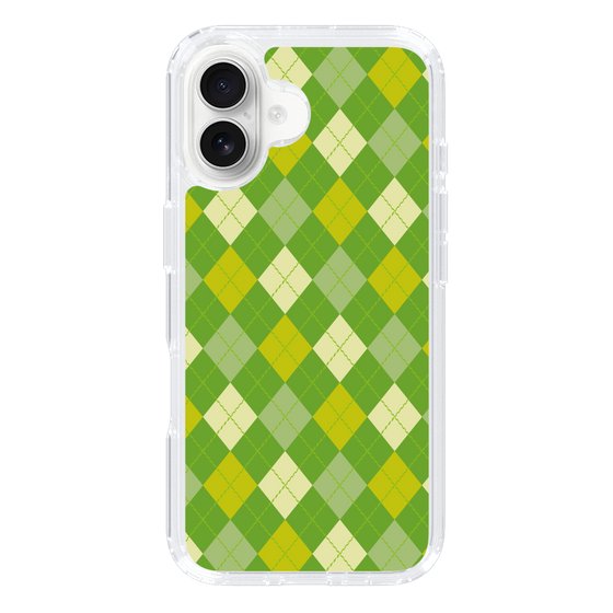 スリムプロテクションケース［ Argyle - Green ］