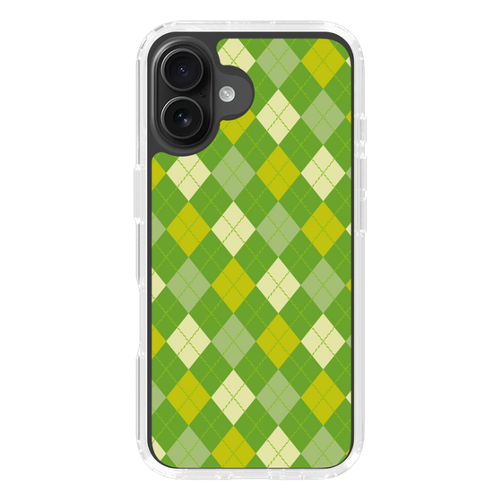 スリムプロテクションケース［ Argyle - Green ］