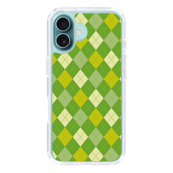 スリムプロテクションケース［ Argyle - Green ］