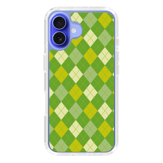 スリムプロテクションケース［ Argyle - Green ］