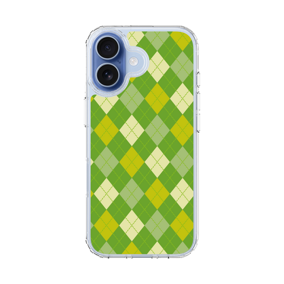スリムプロテクションケース［ Argyle - Green ］