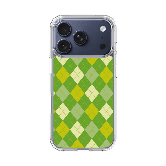 スリムプロテクションケース［ Argyle - Green ］