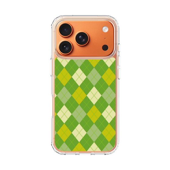 スリムプロテクションケース［ Argyle - Green ］