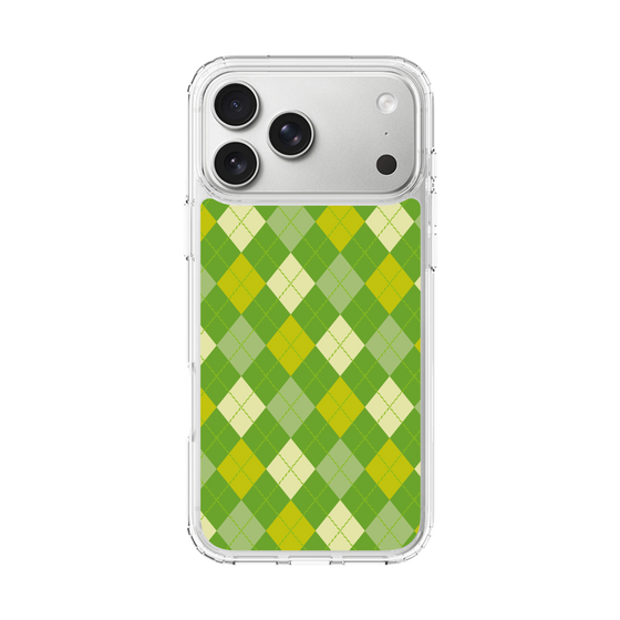 スリムプロテクションケース［ Argyle - Green ］