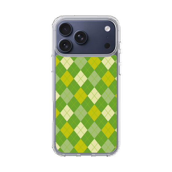 スリムプロテクションケース［ Argyle - Green ］