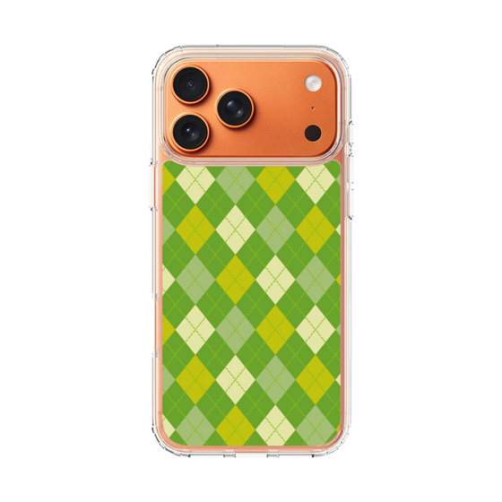 スリムプロテクションケース［ Argyle - Green ］
