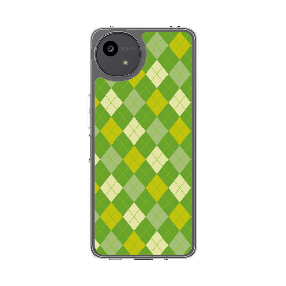スリムプロテクションケース［ Argyle - Green ］