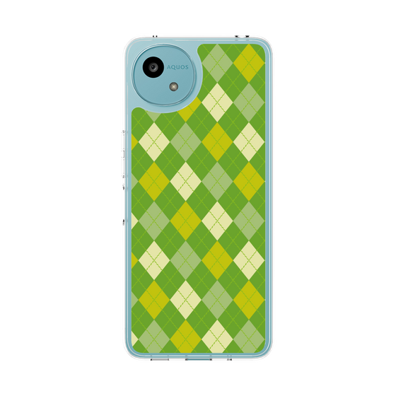 スリムプロテクションケース［ Argyle - Green ］