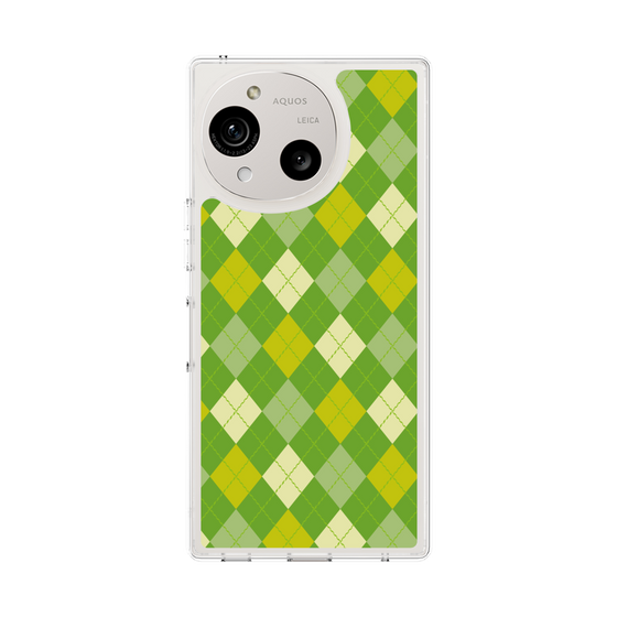 スリムプロテクションケース［ Argyle - Green ］