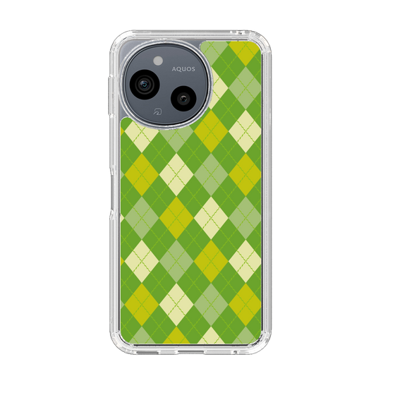 スリムプロテクションケース［ Argyle - Green ］