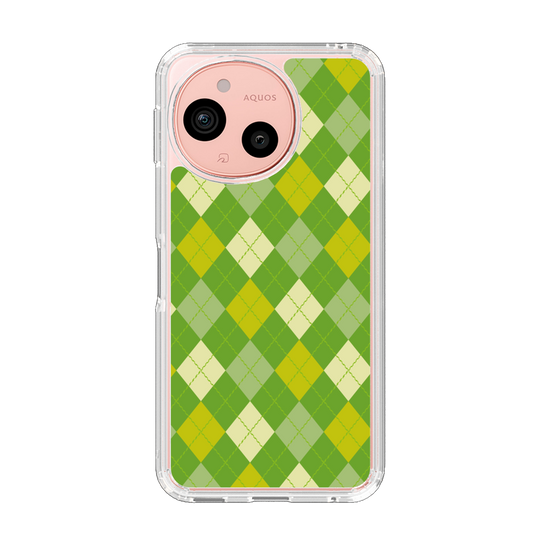 スリムプロテクションケース［ Argyle - Green ］