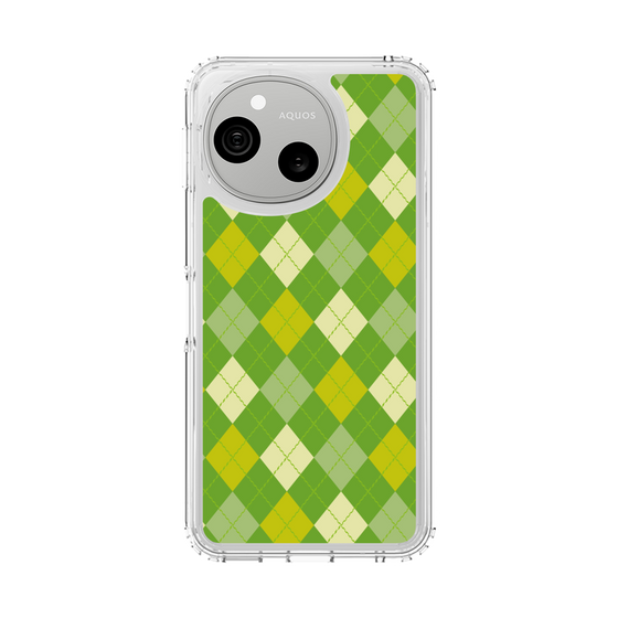 スリムプロテクションケース［ Argyle - Green ］