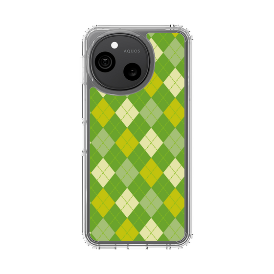 スリムプロテクションケース［ Argyle - Green ］