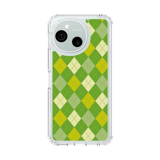 スリムプロテクションケース［ Argyle - Green ］