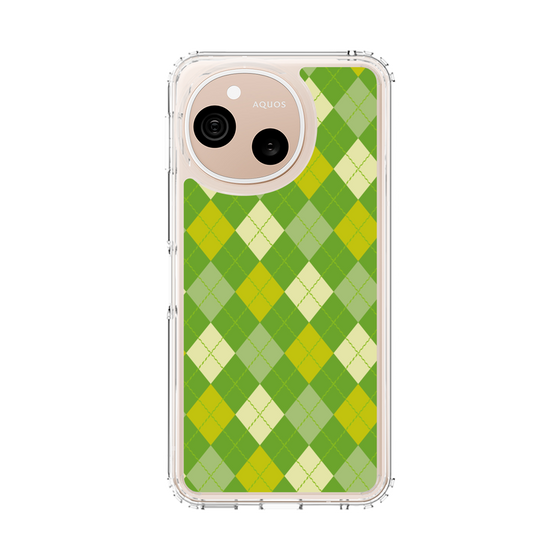 スリムプロテクションケース［ Argyle - Green ］