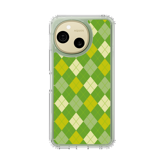 スリムプロテクションケース［ Argyle - Green ］