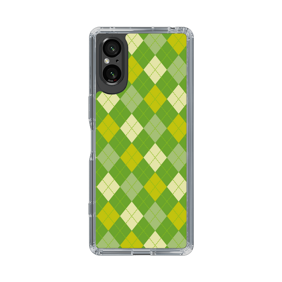 スリムプロテクションケース［ Argyle - Green ］