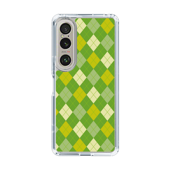 スリムプロテクションケース［ Argyle - Green ］