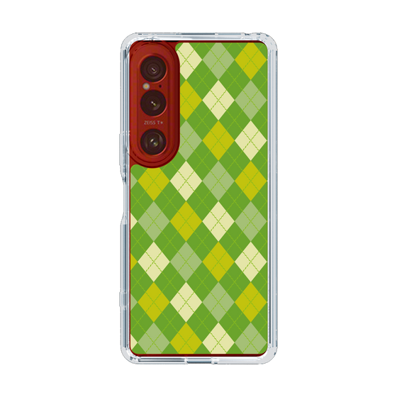 スリムプロテクションケース［ Argyle - Green ］