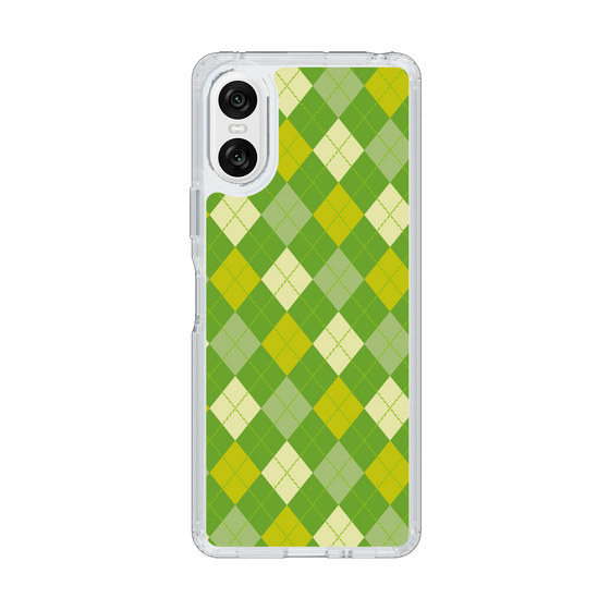 スリムプロテクションケース［ Argyle - Green ］