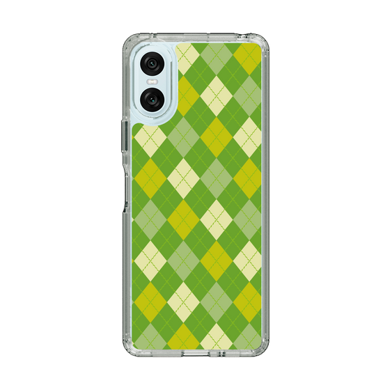 スリムプロテクションケース［ Argyle - Green ］