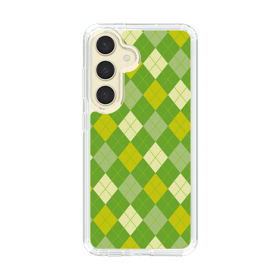 スリムプロテクションケース［ Argyle - Green ］