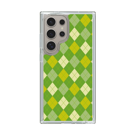 スリムプロテクションケース［ Argyle - Green ］