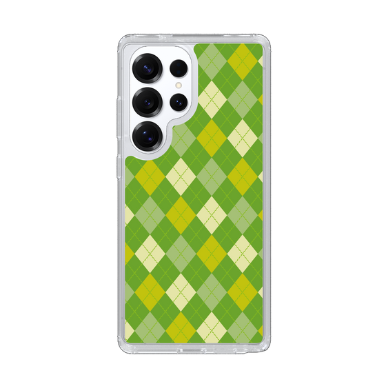 スリムプロテクションケース［ Argyle - Green ］