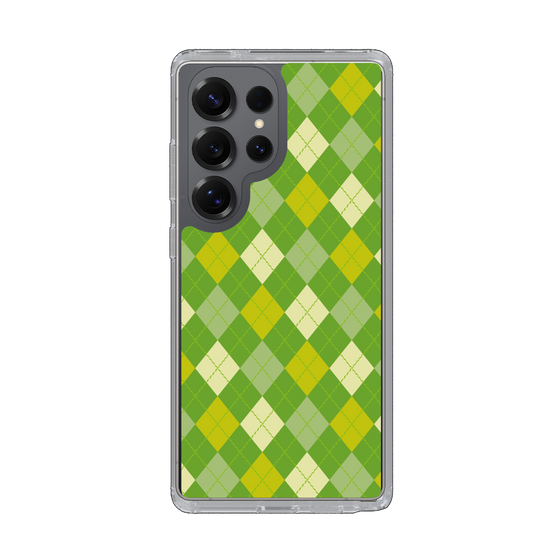 スリムプロテクションケース［ Argyle - Green ］