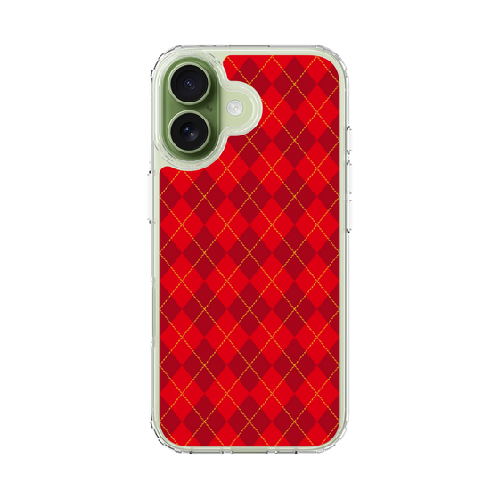 スリムプロテクションケース［ Argyle - Red ］