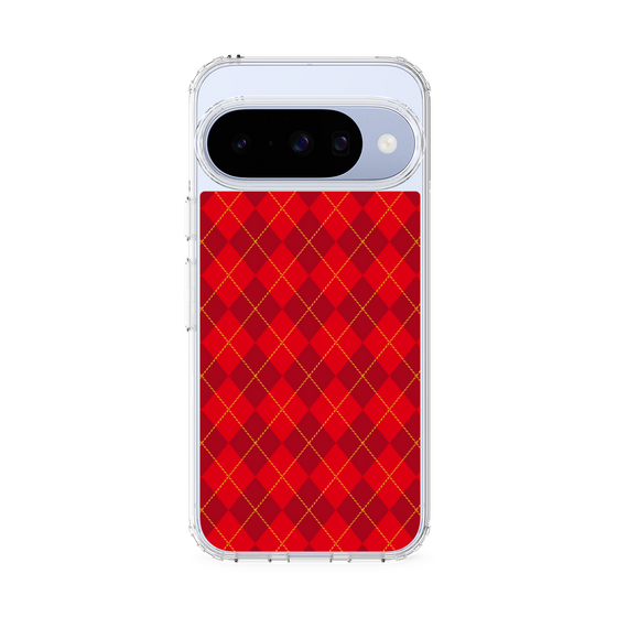スリムプロテクションケース［ Argyle - Red ］