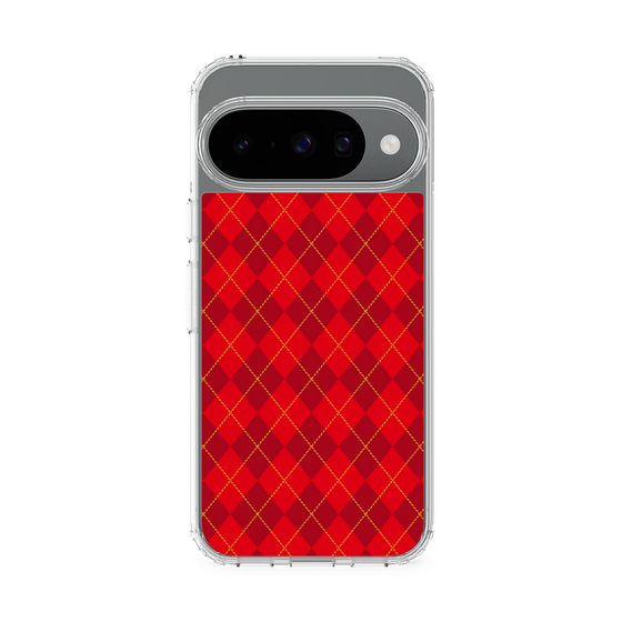スリムプロテクションケース［ Argyle - Red ］