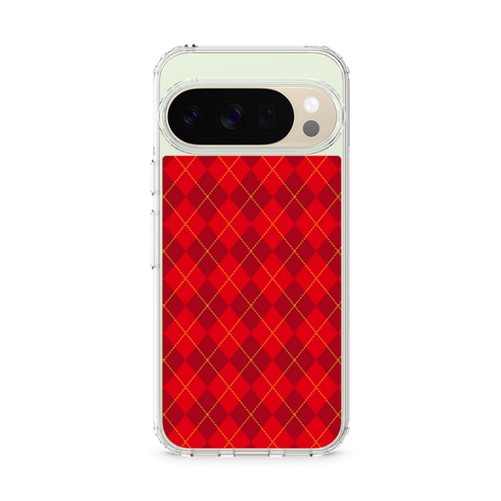 スリムプロテクションケース［ Argyle - Red ］