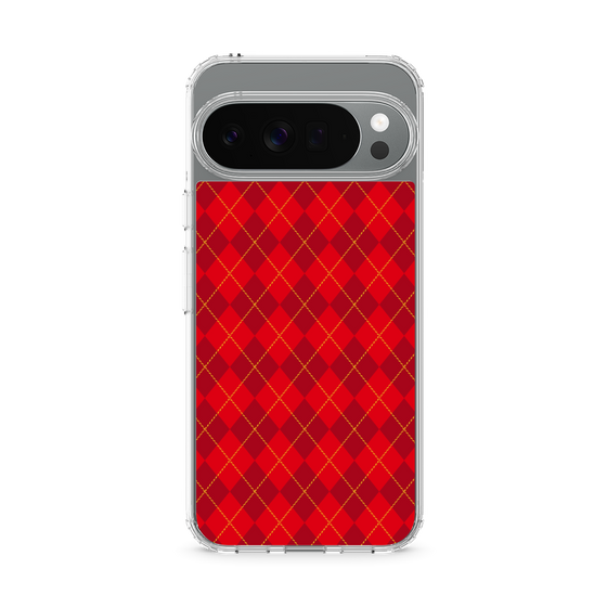 スリムプロテクションケース［ Argyle - Red ］