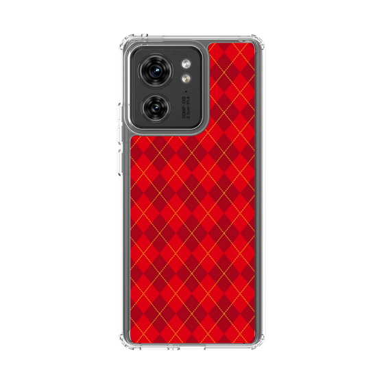 スリムプロテクションケース［ Argyle - Red ］