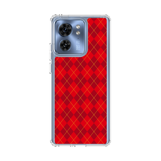 スリムプロテクションケース［ Argyle - Red ］