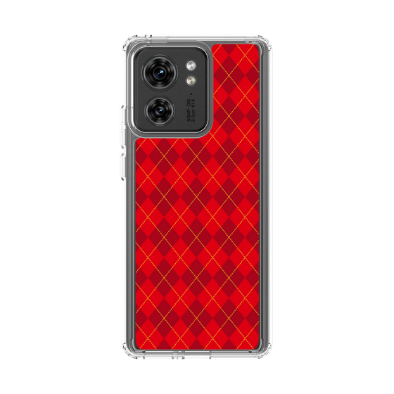 スリムプロテクションケース［ Argyle - Red ］